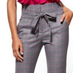 Paperbag-Waist Ankle Pant